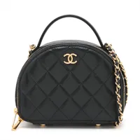 国内発送【大人な限定ロゴが素敵】CHANEL ハンドル バニティー シャネル ココハンドル ALLU銀座店｜中古ブランド品・ブランド