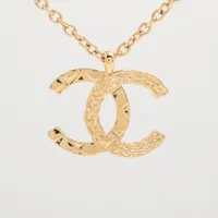 ◆虹色に輝く♪【CHANEL】24Cクルーズ ココマーク ネックレス シャネル ココマーク L24K ネックレス GP ゴールド A3511742