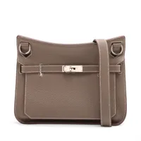 美品　エルメス ジプシエール28　トリヨンクレマンス　エトープ　シルバー金具 エルメス ジプシエール28 トリヨンクレマンス エトゥープ シルバー金具