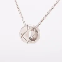 【洗練された輝き♪】CHANEL ココ クラッシュ ネックレス J12307 Coco Crush Necklace White Gold - J12307 | CHANEL