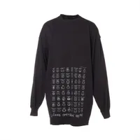 バレンシアガ 23 コットン Tシャツ S ユニセックス ブラック 764235 CD