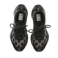 GUCCIグッチラインストーンロゴメッシュブラックフラットシューズ37.5 セール 25%OFF】GUCCI サンダル 701158 F13A0 クリスタル GGロゴ