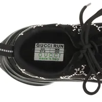 グッチ GUCCI RUN メッシュ×スエード スニーカー 37.5
