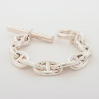 HERMES✨エルメス　シェーヌダンクルTGM 10コマ　ブレスレット エルメス HERMES シェーヌダンクルブレスTGM 10コマ シルバー925