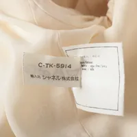 シャネル ココボタン 95P コットン×シルク ジャケット 38