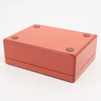 HERMES - エルメス HERMES ファセット Hデダルジュエリー＆時計ケース ウォッチケース アクセサリー インテリア 小物入れ ウッド オレンジ HERMES - エルメス HERMES リングボックス ジュエリーボックス