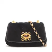 シャネル ワイルド スティッチ スエード ショルダーバッグ CHANEL スエードショルダーバッグ 茶色 ココマーク ワイルド