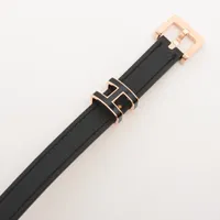 HERMES ブラック ベルト 75 HERMES ブラック ベルト 75