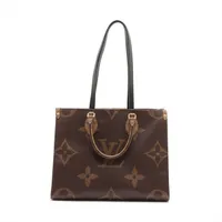 【美品】ルイ・ヴィトン（モノグラム・ジャイアント・リバース）オンザゴーGM LOUIS VUITTON ルイヴィトン オンザゴーGM モノグラム