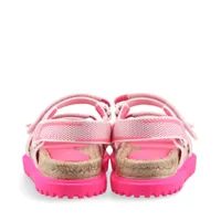 クリスチャンディオール DIORACT レザー×ファブリック サンダル 34