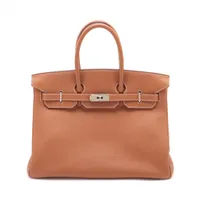 エルメス バーキン35 トゴ コルヴェール シルバー金具 □G:2003