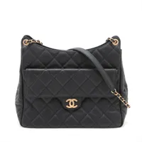 CHANEL マトラッセ　アンブレラ シャネル マトラッセ25 キャビアスキン ダブルフラップ ダブル
