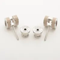 エルメス ピアス 両耳 ミニ ポップH ベージュ 箱付き エルメス ミニポップアッシュH ピアス(両耳用) GP ベージュ