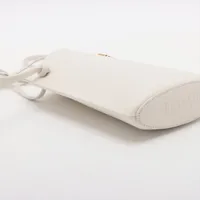 （美品）LOEWE ホワイトレザー ダイスポケット ロエベ ダイスポケット レザー ショルダーバッグ ホワイト