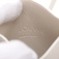 （美品）LOEWE ホワイトレザー ダイスポケット 未使用保管品】LOEWE ロエベ ダイスポケット ショルダーバッグ