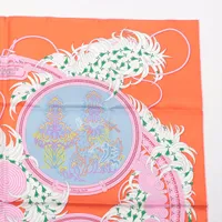 エルメス カレ90 Legende Brodee 刺繍が織りなす伝説 スカーフ