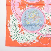 エルメス カレ90 Legende Brodee 刺繍が織りなす伝説 スカーフ