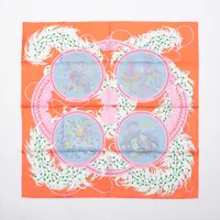 エルメス カレ90 Legende Brodee 刺繍が織りなす伝説 スカーフ