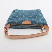 【リゾートでも街中のお出かけにも☆】LV ヒルズ ポシェット ヴィトン モノグラム デニム ポシェット ヒルズ M82949 RFID反応