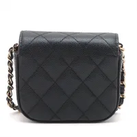 シャネル ミニミニマトラッセ キャビアスキン チェーン