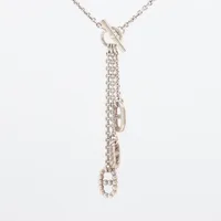 エルメス　シェーヌダンクルパラードスモールネックレス エルメス シェーヌダンクル パラードPM ネックレス 925 23.8g
