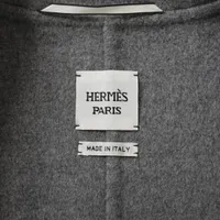 エルメス 24AW カシミヤ ベスト 38 レディース グレー 4H0101DA セリエ 