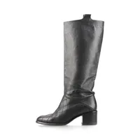 シャネル ココマーク レザー ロングブーツ ブラウン系 楽天市場】CHANEL High Boots ロング ブーツ ココマーク