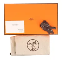 【美品】エルメス サンダル オアジス ベルベット×レザー 36 サンダル オアジス ゴールド ブラウン 36[H071002Z] Sandals