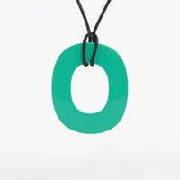 エルメス イスム ネックレス バッファローホーン グリーン