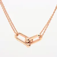 ティファニー ハードウェア ダブルリンク ネックレス 750(PG