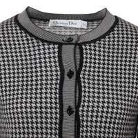 ディオール カシミヤ×シルク カーディガン I38 レディース