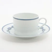 エルメス シェーヌダンクル カップ&ソーサー 陶器 ホワイト 底印