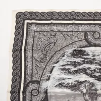 ☘️新品未使用 保存箱付☘️ HERMES　ヒマラヤ杉の下で 　カレ90 ☘️新品未使用 保存箱付☘️ HERMES レトル・エケストル カレ90