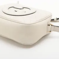 グッチ ブロンディ レザー ショルダーバッグ ホワイト 742360