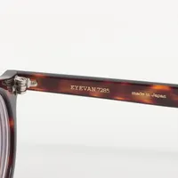 アイヴァン EYEVAN 7285 メガネ プラスチック ブラウン 度入り 替え
