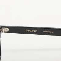 アイヴァン EYEVAN 7285 メガネ プラスチック ブラック YZ070376｜中古