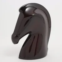 エルメス プティアッシュ チャーム レザー オレンジ×ブラウン