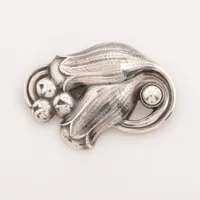 ジョージジェンセン925ブローチ Georg Jensen - ジョージジェンセン ブローチ 107 シルバー 925
