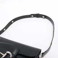 グッチ ホースビット1955 レザー ショルダーバッグ ブラック 764155