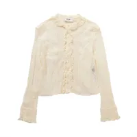 タグ付 CELINE 現行タグ シルク ドット ボウタイブラウス イエロー 36