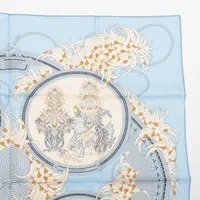 【新品未使用】エルメスカレ90 Legende Brodee シルク スカーフ エルメス カレ90 スカーフ シルク ブラック Legende Brodee 刺繍