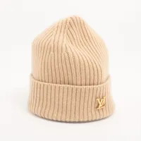 お値下げ★新品L'Appartement/volume knit cap ヴィトン M77881 ボネLVスパーク RN0223 ニットキャップ