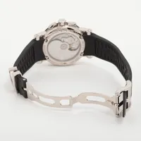 ブレゲ マリーン クロノグラフ 5827BB/12/5ZU WG×ラバー AT シルバー