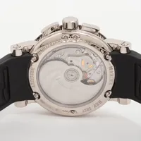 ブレゲ マリーン クロノグラフ 5827BB/12/5ZU WG×ラバー AT シルバー