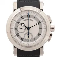 マリー 中古)BREGUET ブレゲ マリーン II クロノグラフ 5827BR/Z2/5ZU