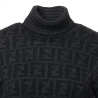 90's FENDI フェンディ ウール タートルネック ニットセーター ズッカ 90's FENDI フェンディ ウール タートルネック ニットセーター