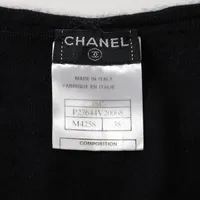 シャネル 06C カシミヤ×シルク ニットベスト 38 レディース