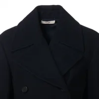 セリーヌ CELINE エディ期 ピーコート 22AW 38サイズ ユニセックス CELINEセリーヌピーコートショート裏地ドット総柄クリーム色38