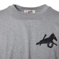 訳アリ　エルメス　Tシャツ ロープ柄　コルドリエール　コットン gallery-rare_9708297