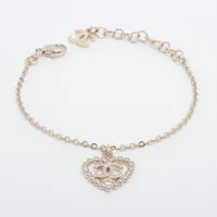 【COCOキュート♡パールの輝き 25S】CHANEL ブレスレット シャネル ココマーク 09V ブレスレット GP×フェイクパール